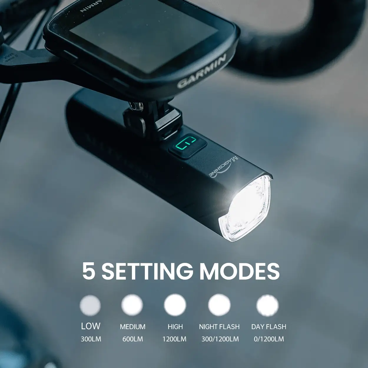 ALLTY 1200U Underneath Mounted Bike Light - Image 3