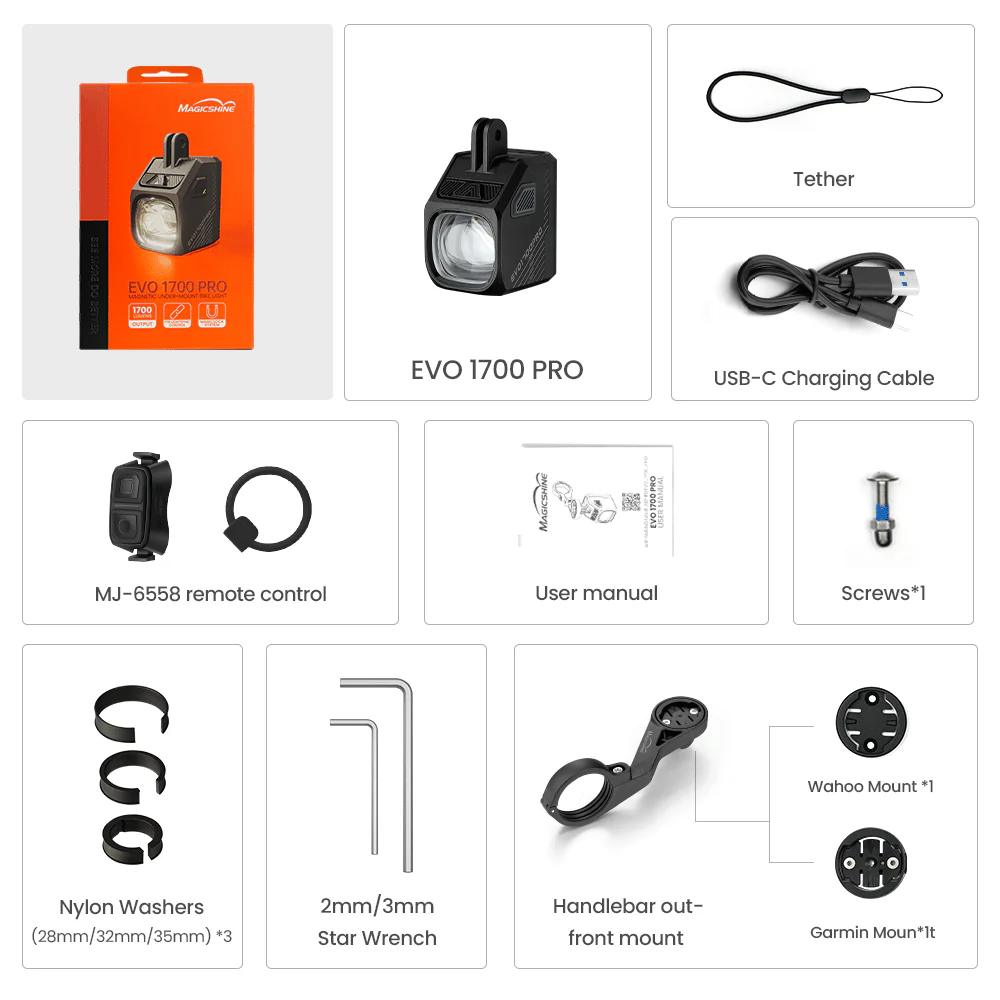 EVO 1700 PRO Magnetic Smart Bike Light - Image 9