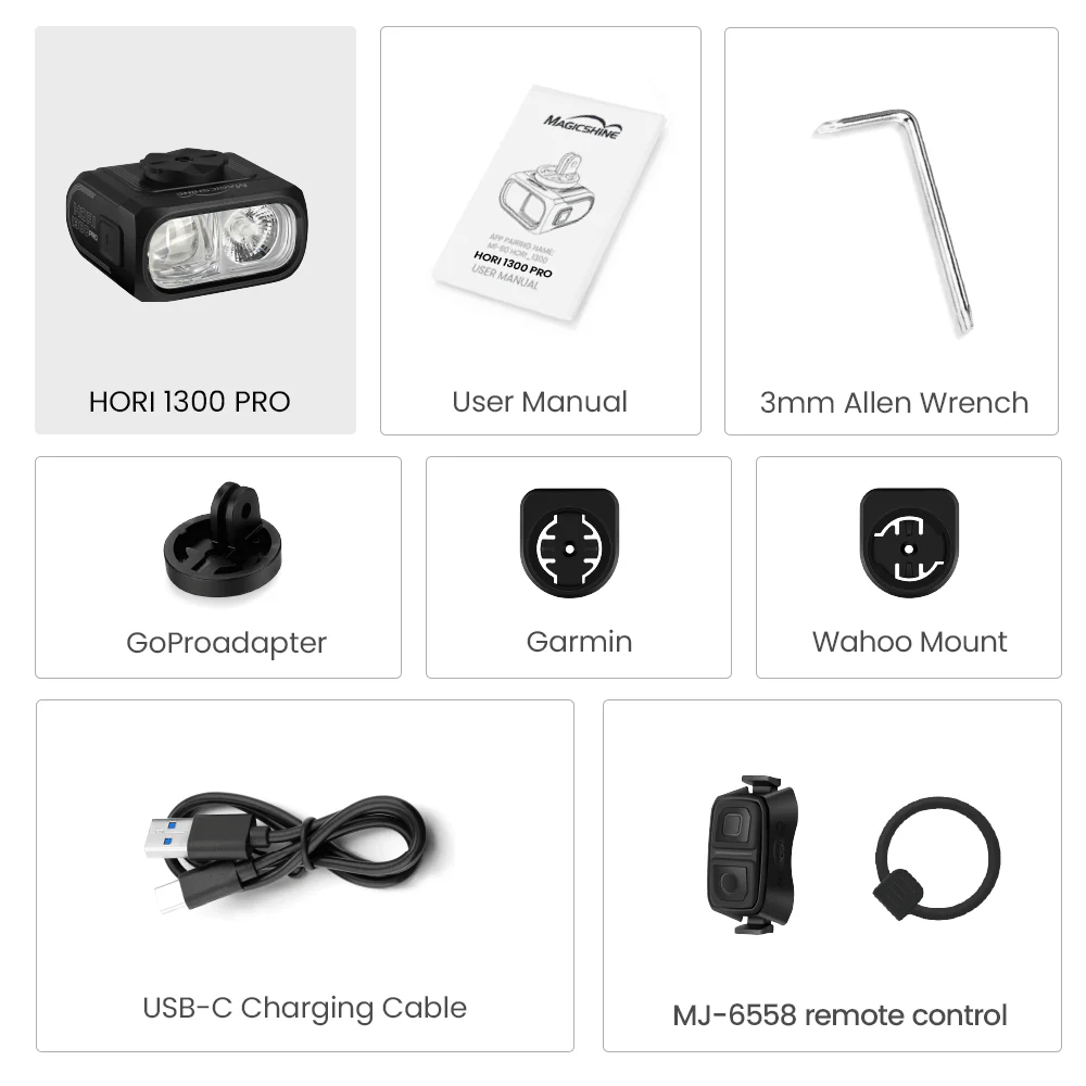HORI 1300 PRO ANT+ BIKE LIGHT - Image 9