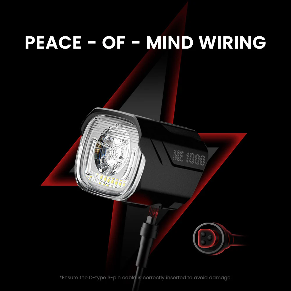 ME 1000 V2.0 Smart E-Bike Light - Image 3