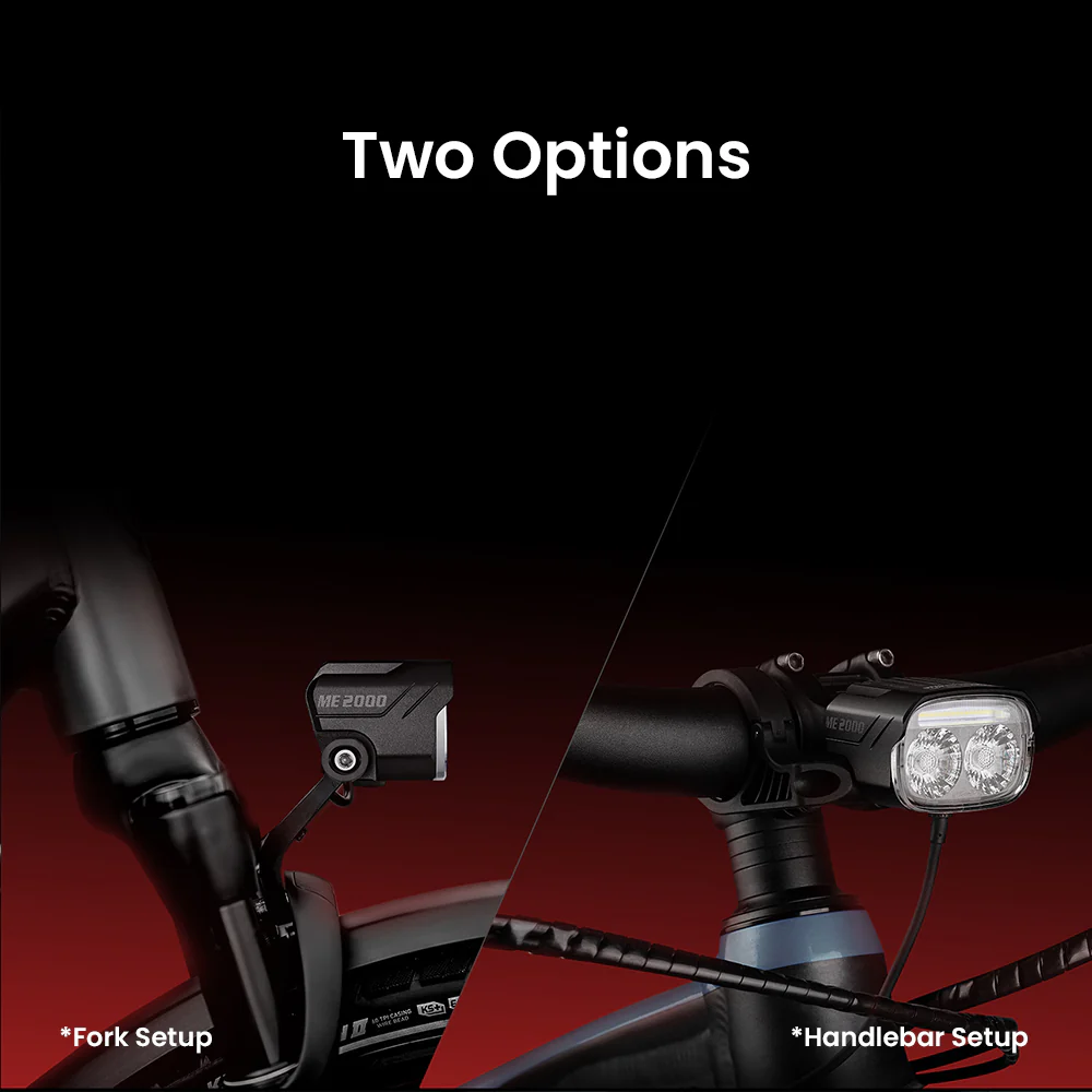 ME 2000 V2.0 Smart E-Bike Light - Image 3