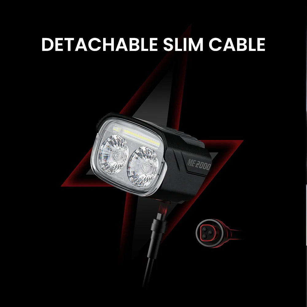ME 2000 V2.0 Smart E-Bike Light - Image 5