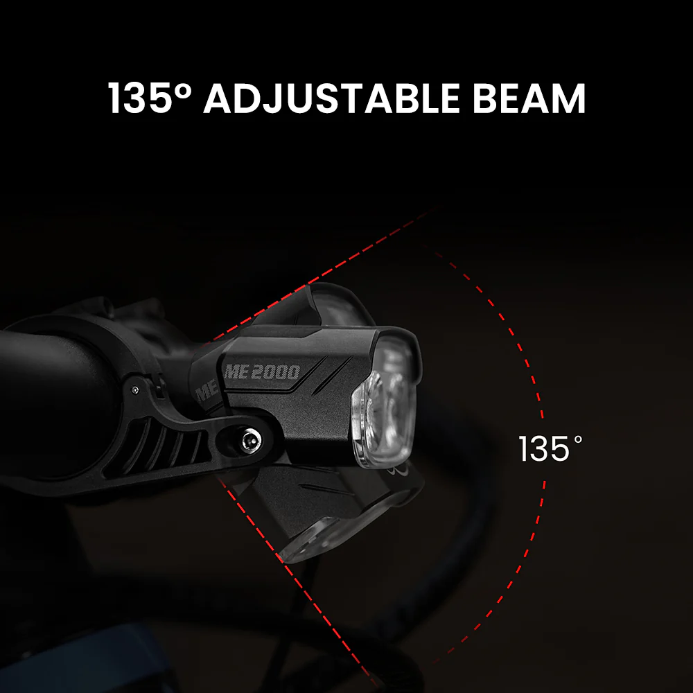 ME 2000 V2.0 Smart E-Bike Light - Image 6